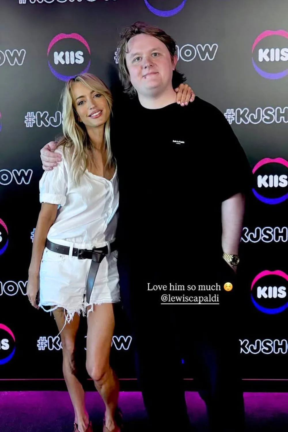 Jackie O and Lewis Capaldi