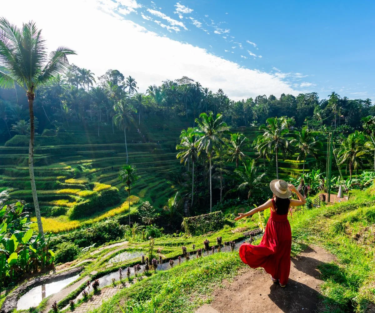 Surrounded by nature: The epic Ubud scenery added to the zen feeling of the trip. 