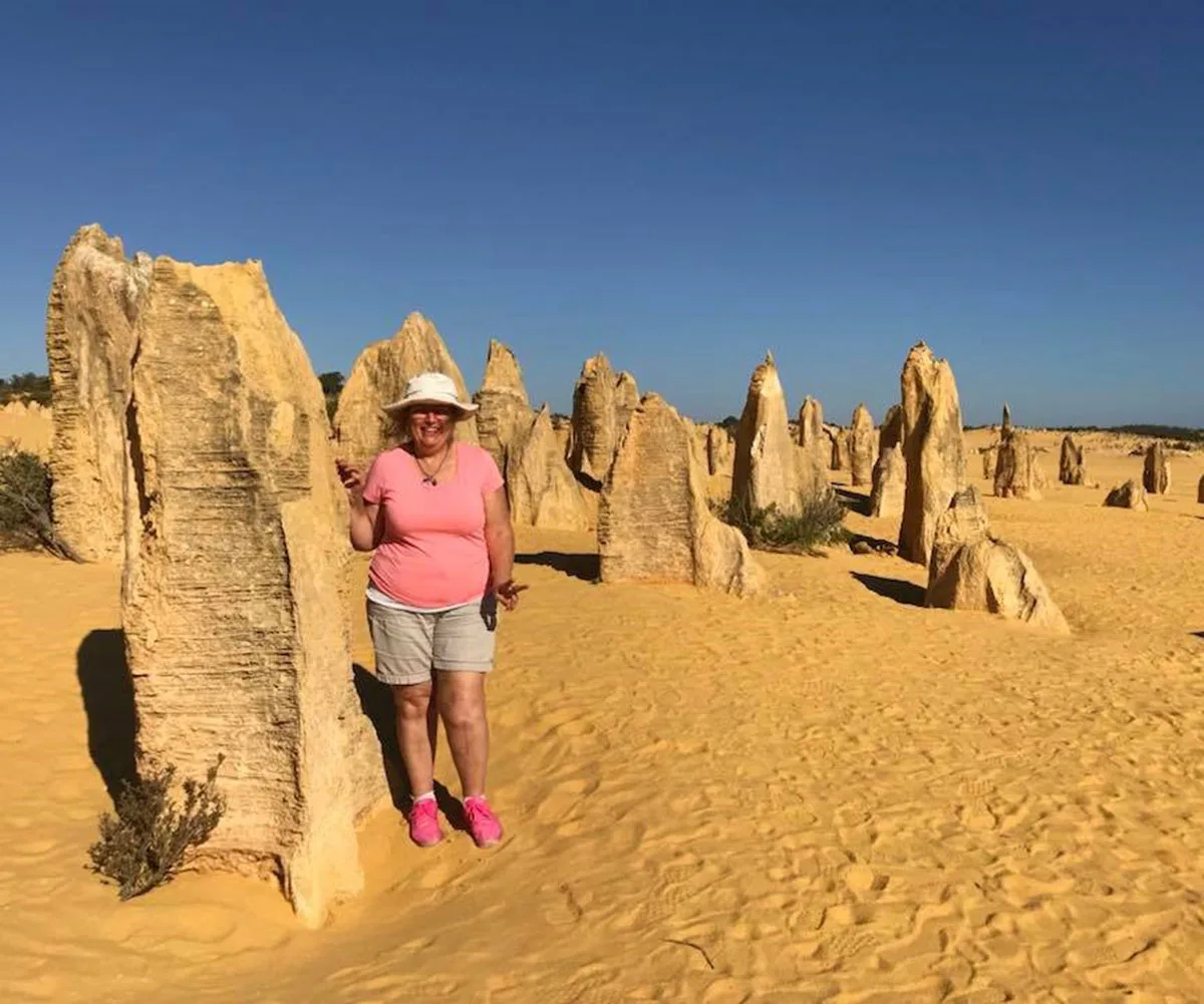 I did a 4km self-drive tour through the Pinnacle Desert NP near Cervantes, WA, 2018. (image: Supplied)