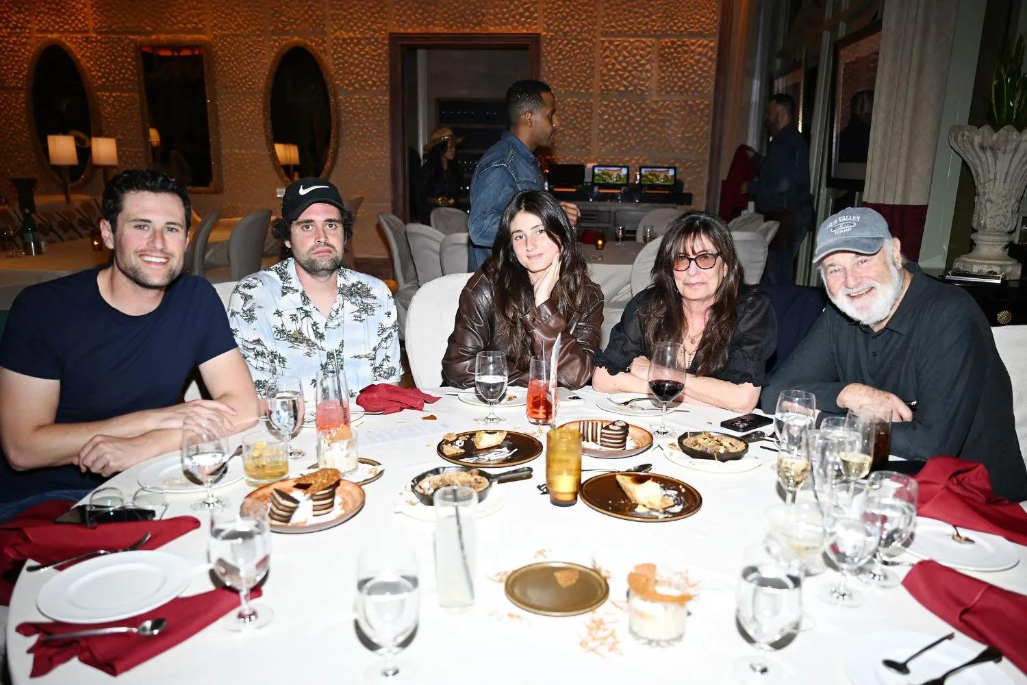 Rob and Michele Reiner with their children Jake, Nick and Romy.