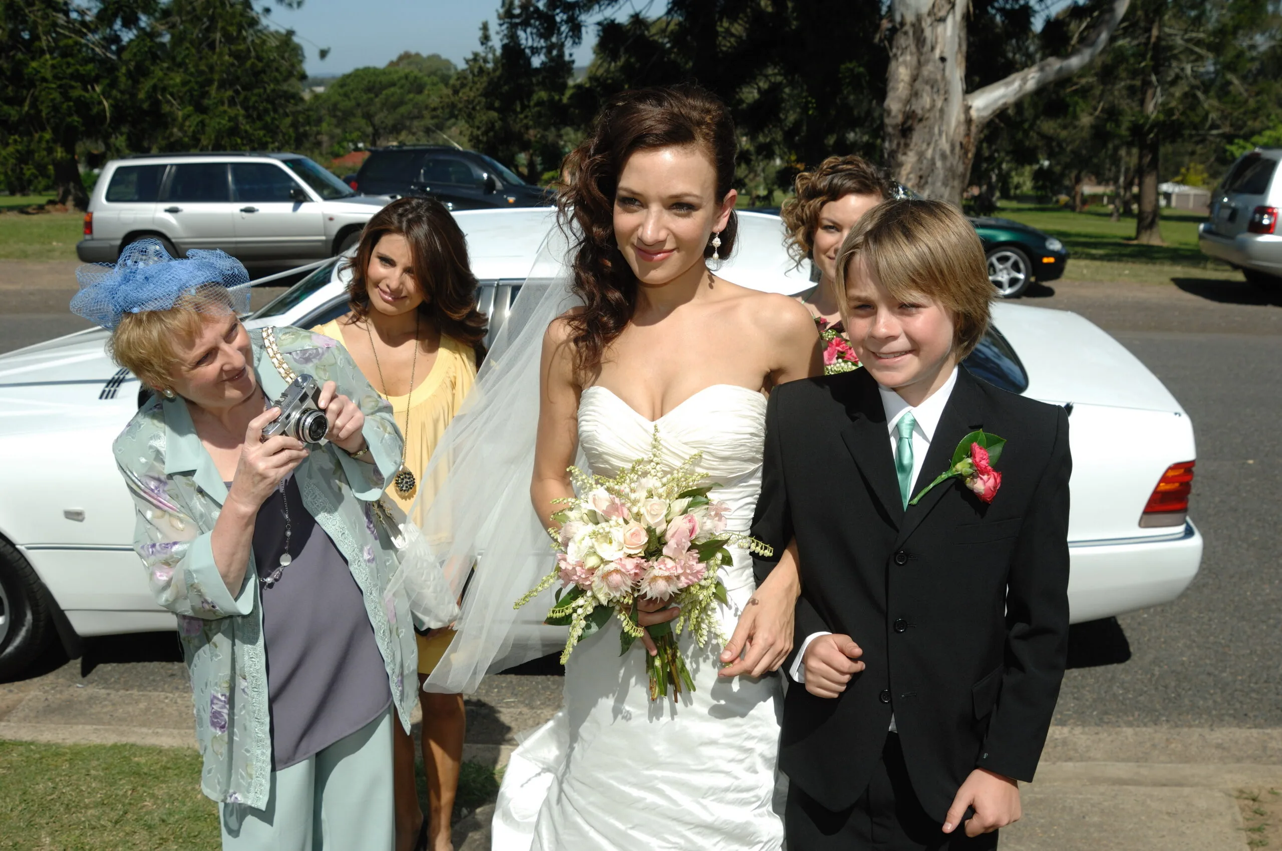 Sam and Jack's 2007 Home and Away wedding.