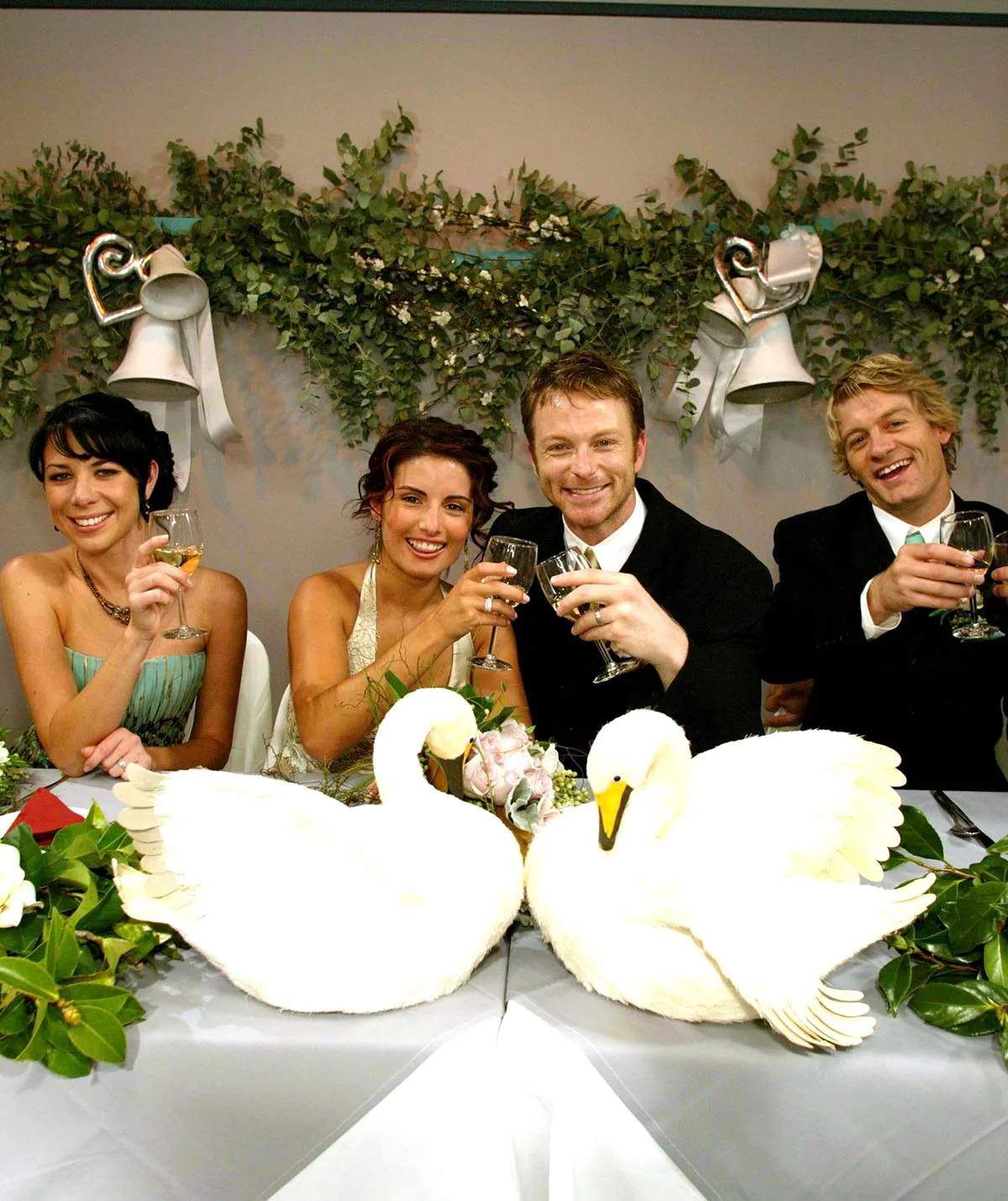 Leah and Dan's 2005 Home and Away wedding.