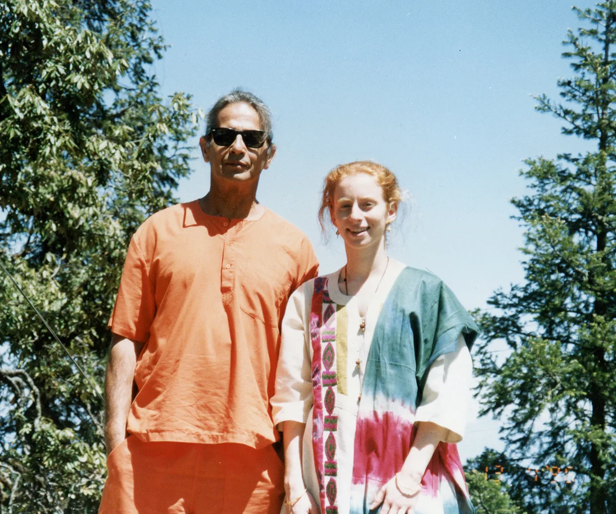  Arun and I in Delhi, 1996. (Image: Supplied)