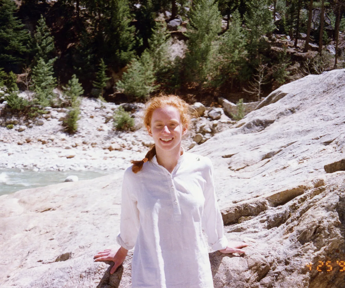 Me at a cave in Gangotri. 1997. (Image: Supplied)