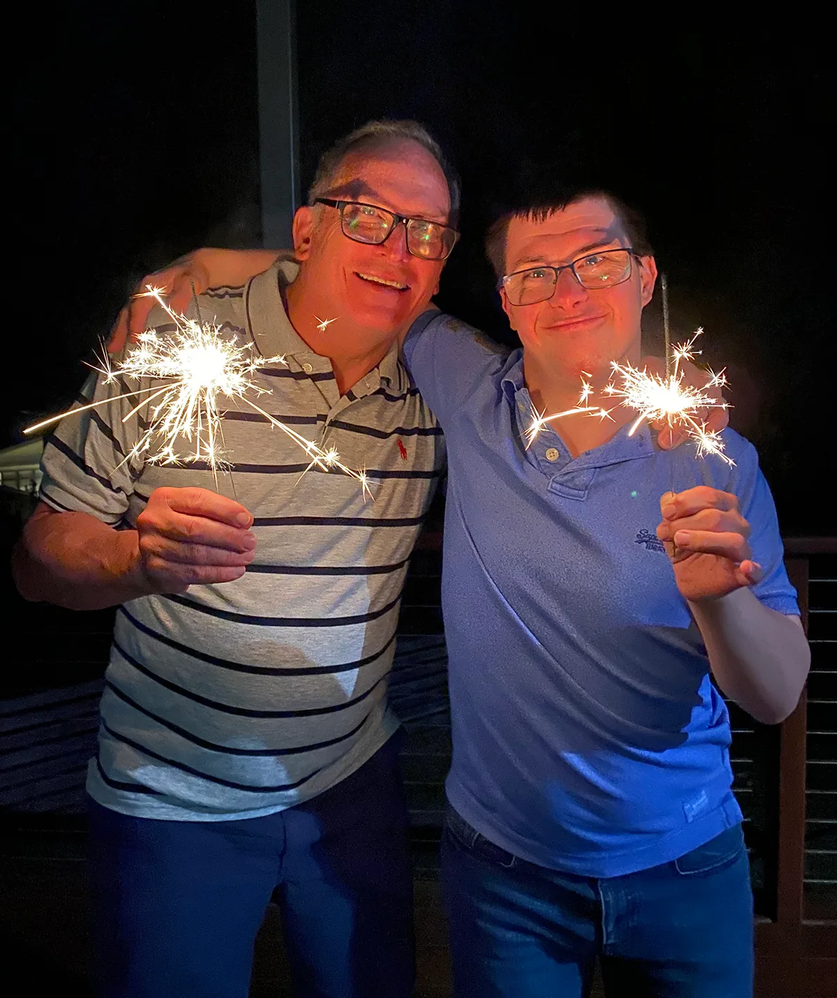 Me and my son Ehren. (Image: Supplied)