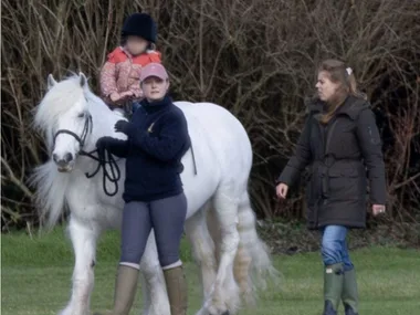 Andrew and his daughter Princess Beatrice