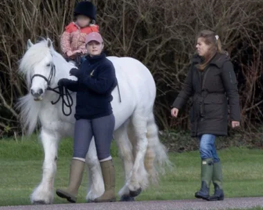 Andrew and his daughter Princess Beatrice