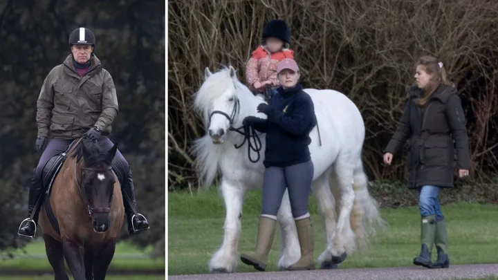 Andrew and his daughter Princess Beatrice