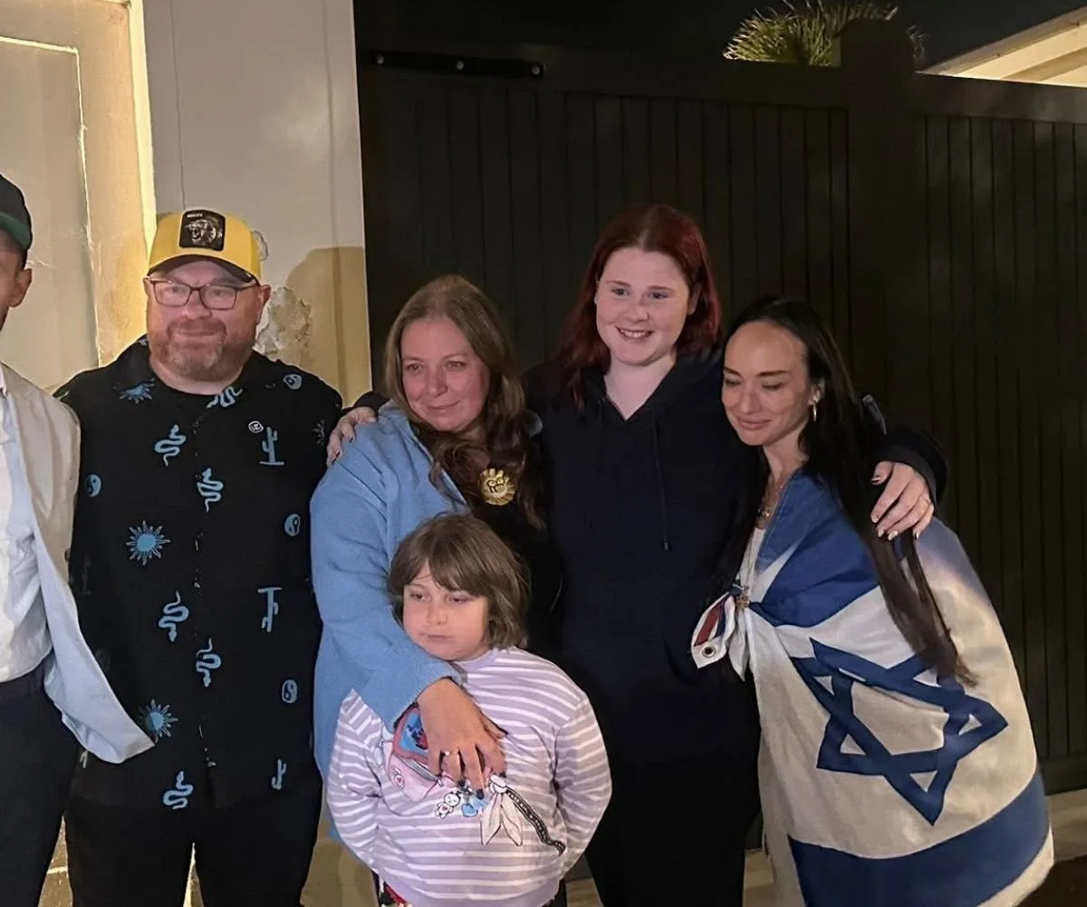 "It's a miracle," Valentyna said of the reunion with Tash and Summer. (Image: Supplied).