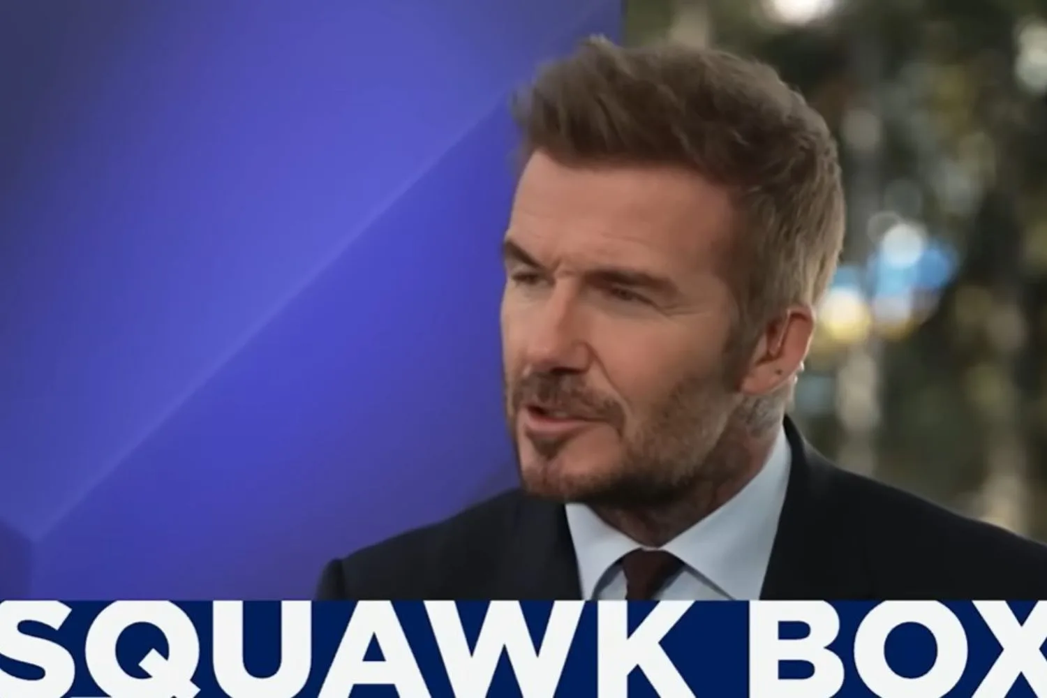David Beckham on Squawk Box
