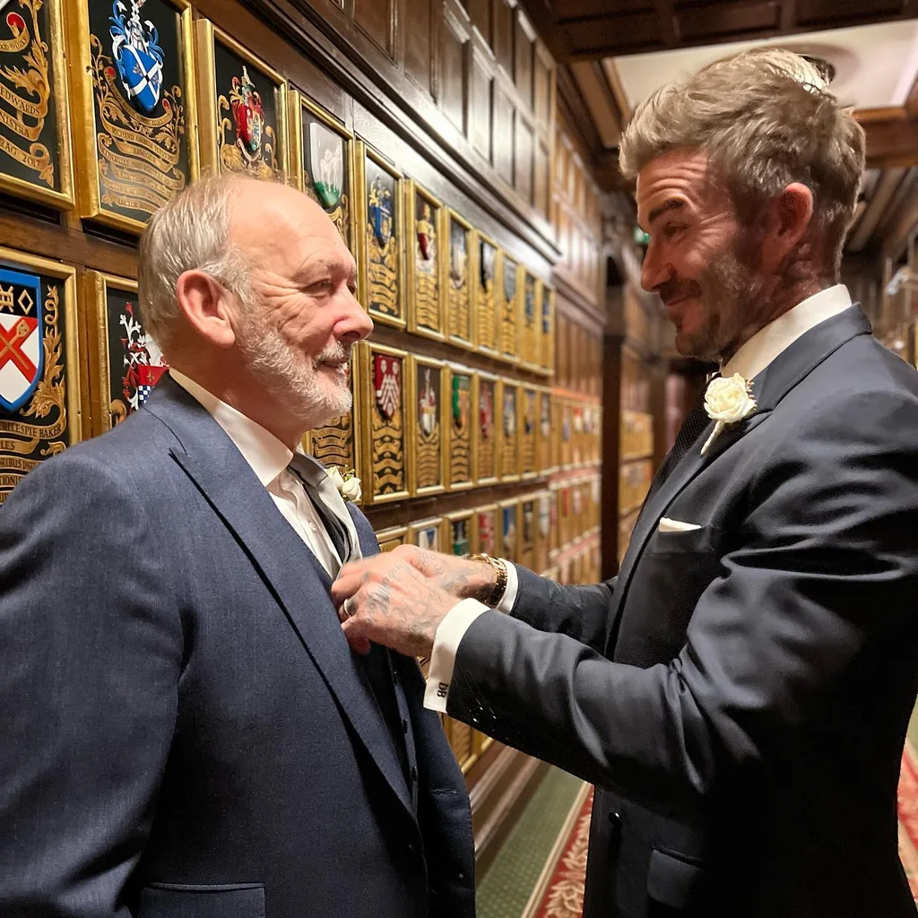 Ted and David Beckham