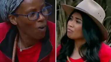 Cyrell Paule and Deni Hines clash in the jungle
