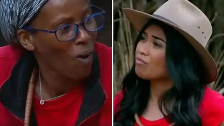 Cyrell Paule and Deni Hines clash in the jungle