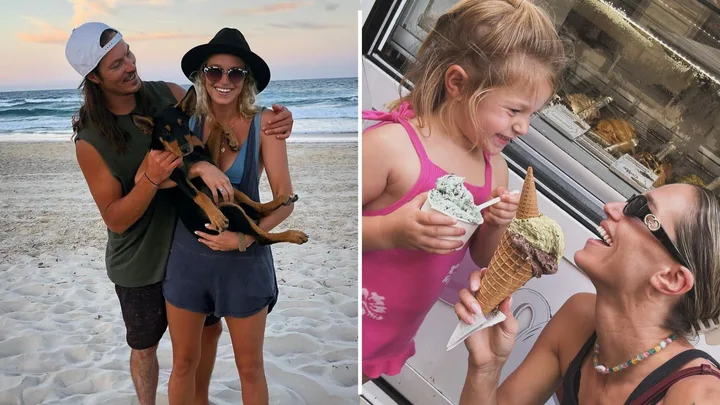 Ellidy Pullin and her daughter Minnie.