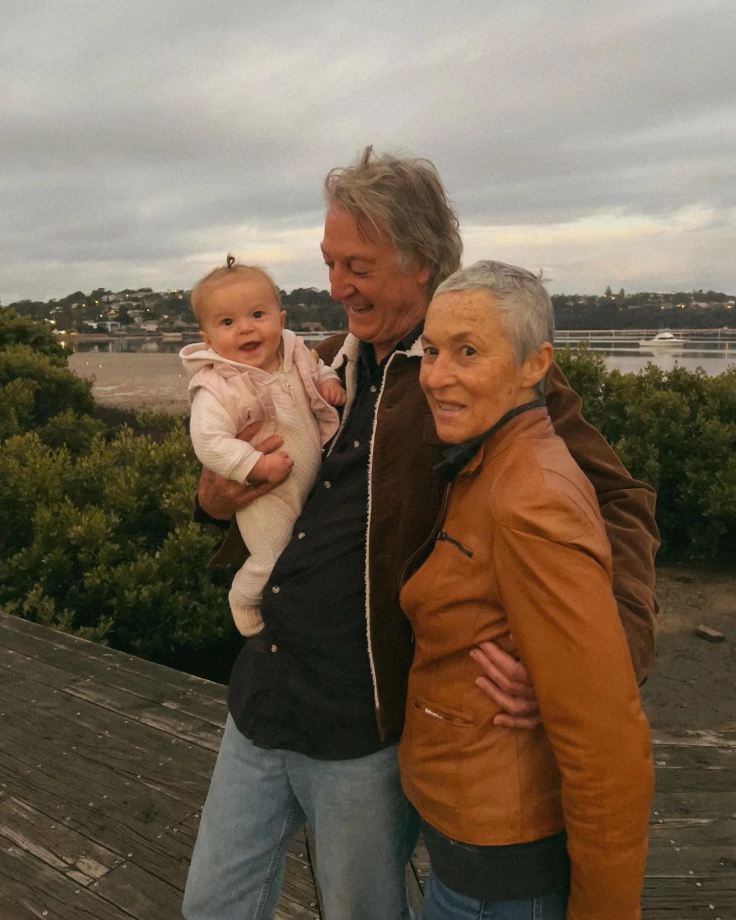 Chris, Sally and Minnie Pullin