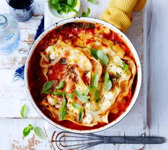 Frying pan lasagne