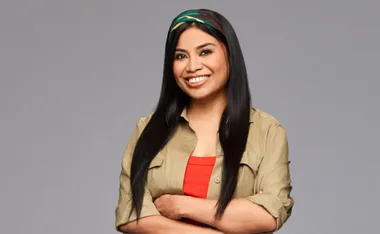 Cyrell Paule in a promotional shot for I'm A Celebrity.. Get Me Out Of Here!