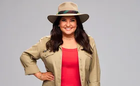 Rebekah Elmaloglou in her jungle gear, ready to take on I'm a Celebrity... Get Me Out of Here!