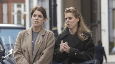 Princess Eugenie and Princess Beatrice.
