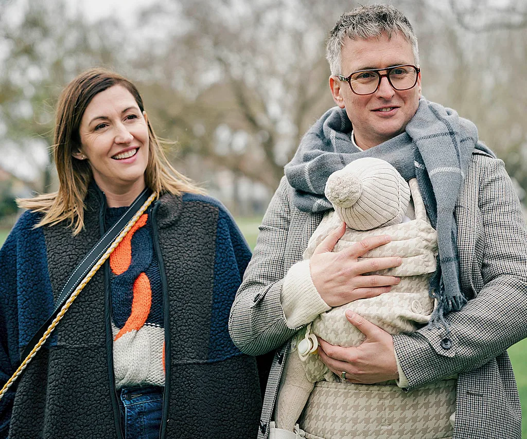 Samantha and Andrew at the park.