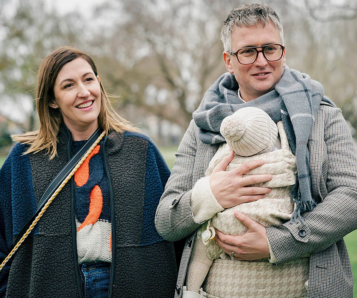 Samantha and Andrew at the park.