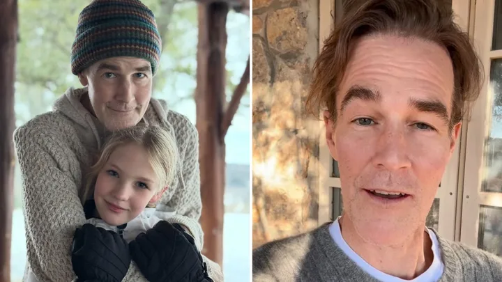 James Van Der Beek and daughter
