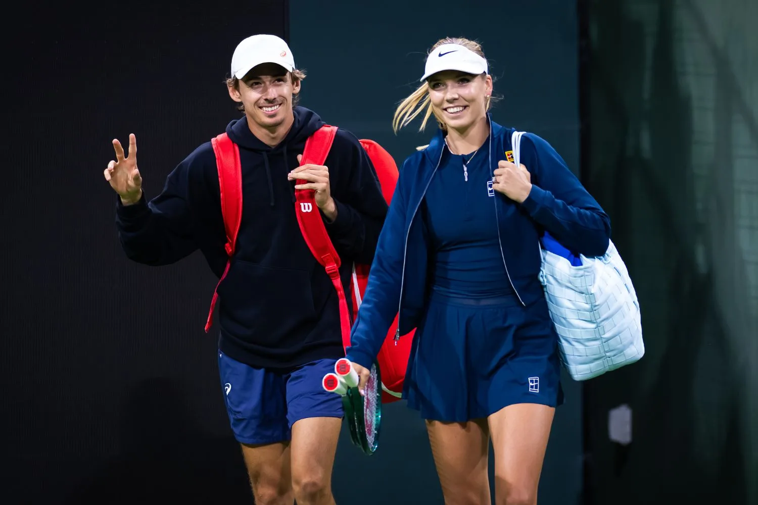 Katie Boulter and Alex De Minaur