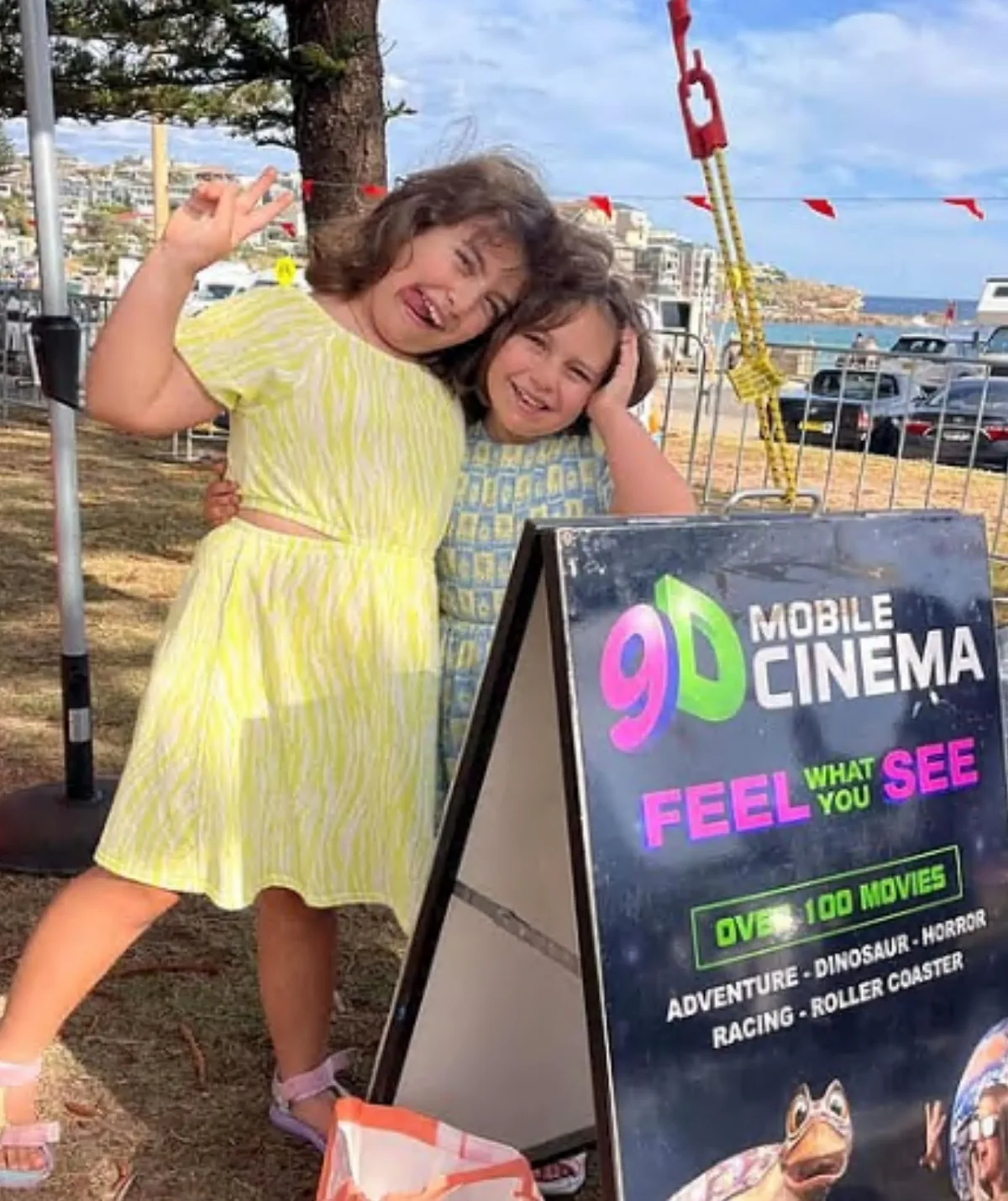 Gone but not forgotten: Matilda and her "twin" sister Summer attended the Chanukah By the Sea Festival. Valentyna is searching for the woman who saved Summer. (Image: Supplied)