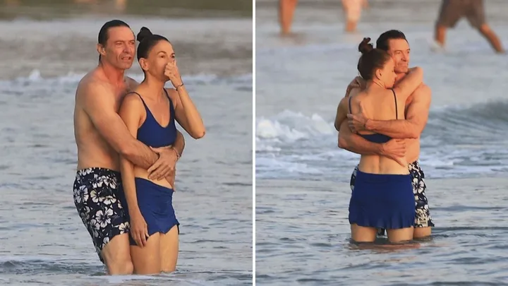 Hugh Jackman and Sutton Foster enjoy loved up Costa Rica holiday as her divorce looms