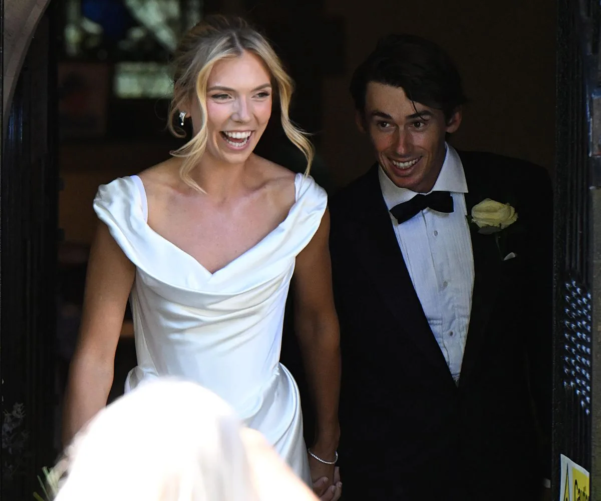 Alex de Minaur and Katie Boulter wedding