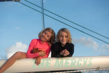 The Mercys swapped their mortgage for life on the sea