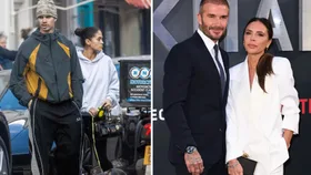 Romeo Beckham rushes to his ‘devastated’ mum’s side