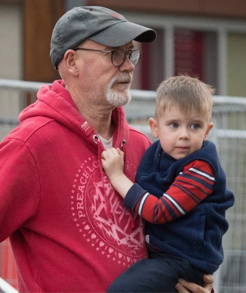 Gary Sweet and son