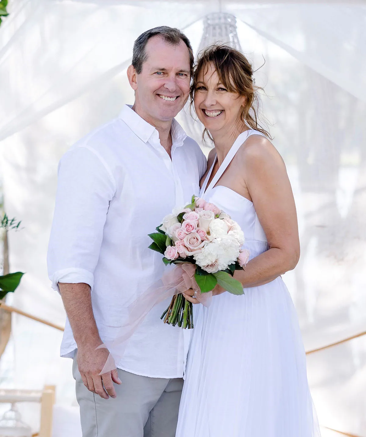 Lars and I on our wedding day. (Image: Supplied)