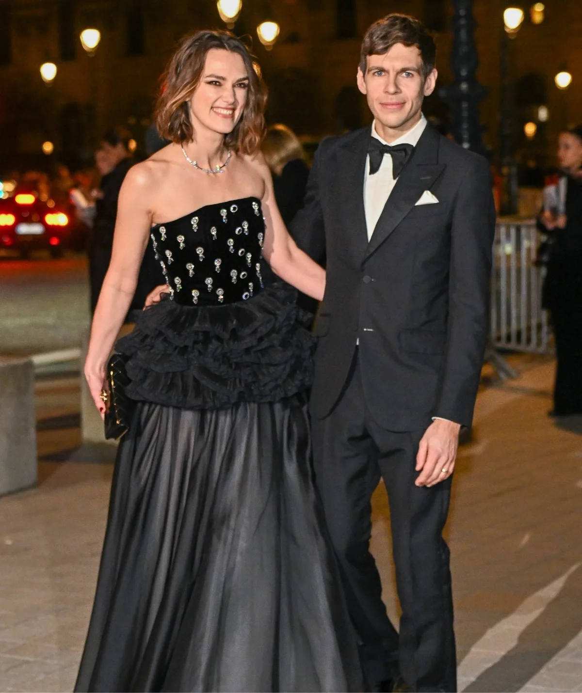 Keira Knightley and James Righton making a stylish appearance together