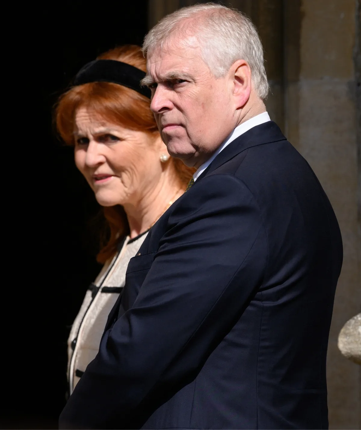 Sarah Ferguson and Andrew Mountbatten-Windsor pictured together.