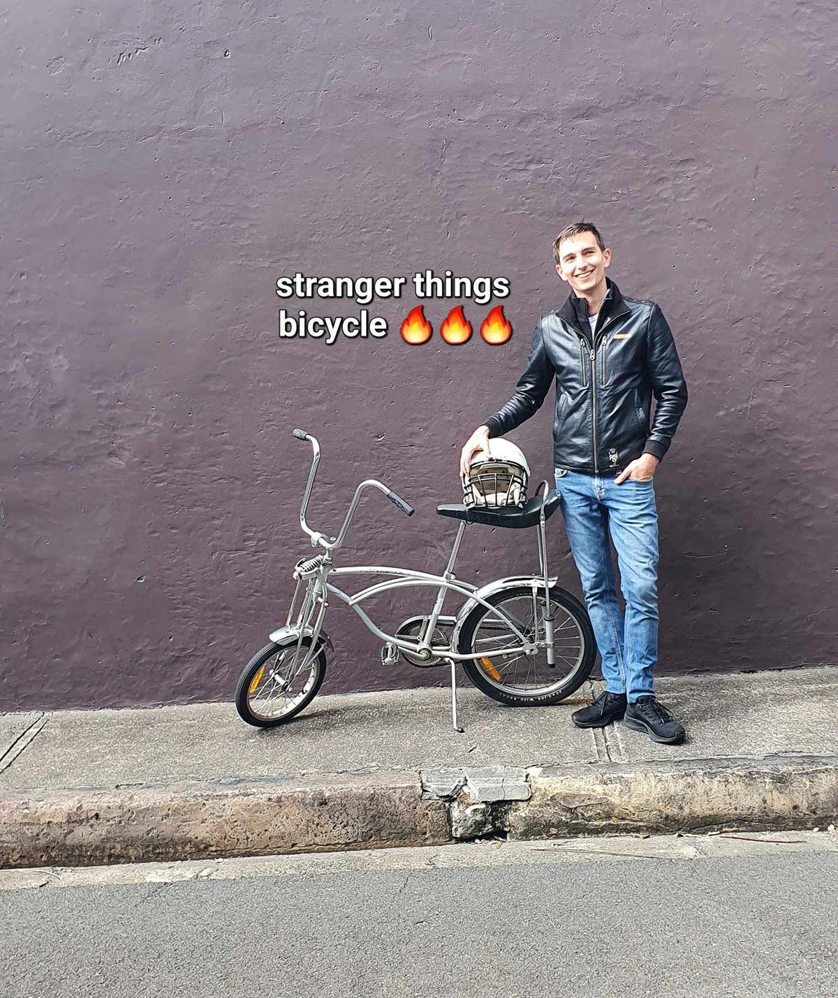 A vintage bicycle I saved and fixed up. (Image: Supplied)