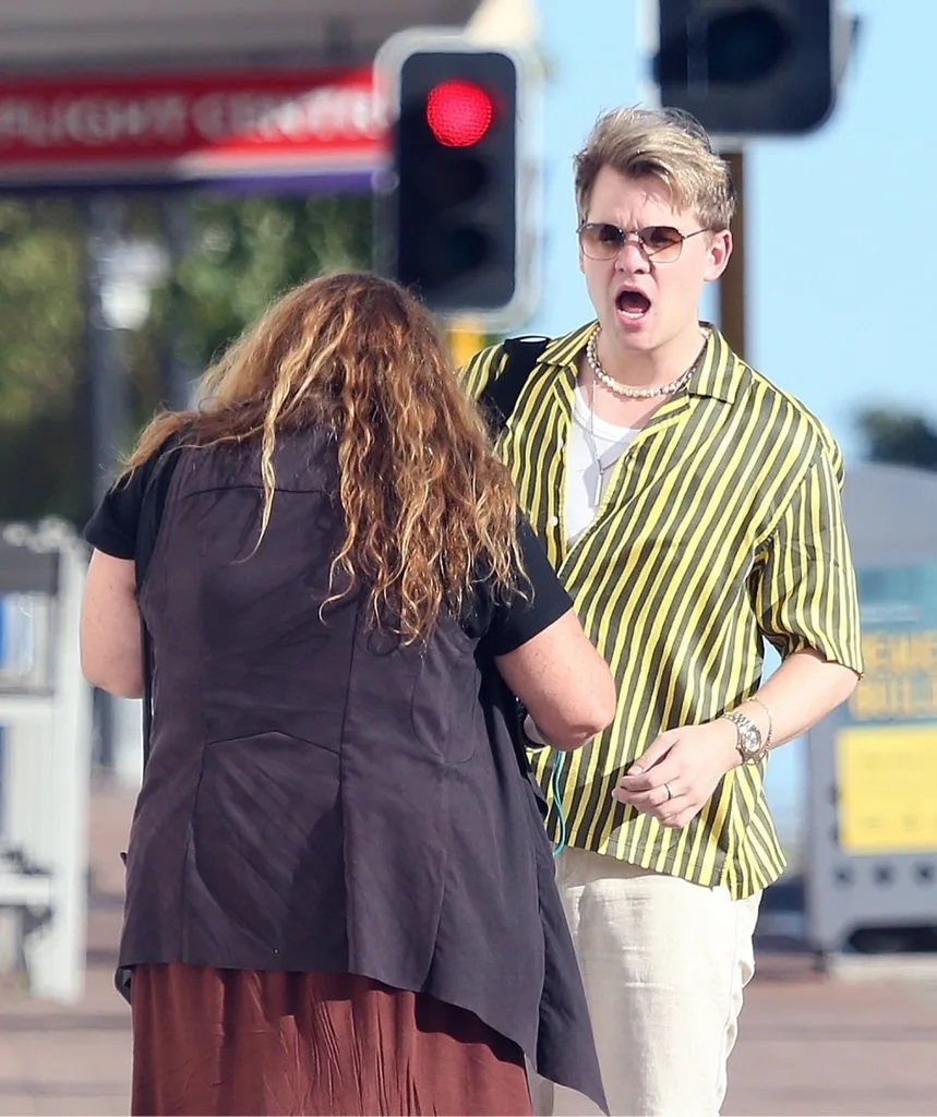 Joel Creasey spotted looking fabulous and ready for his new solo show