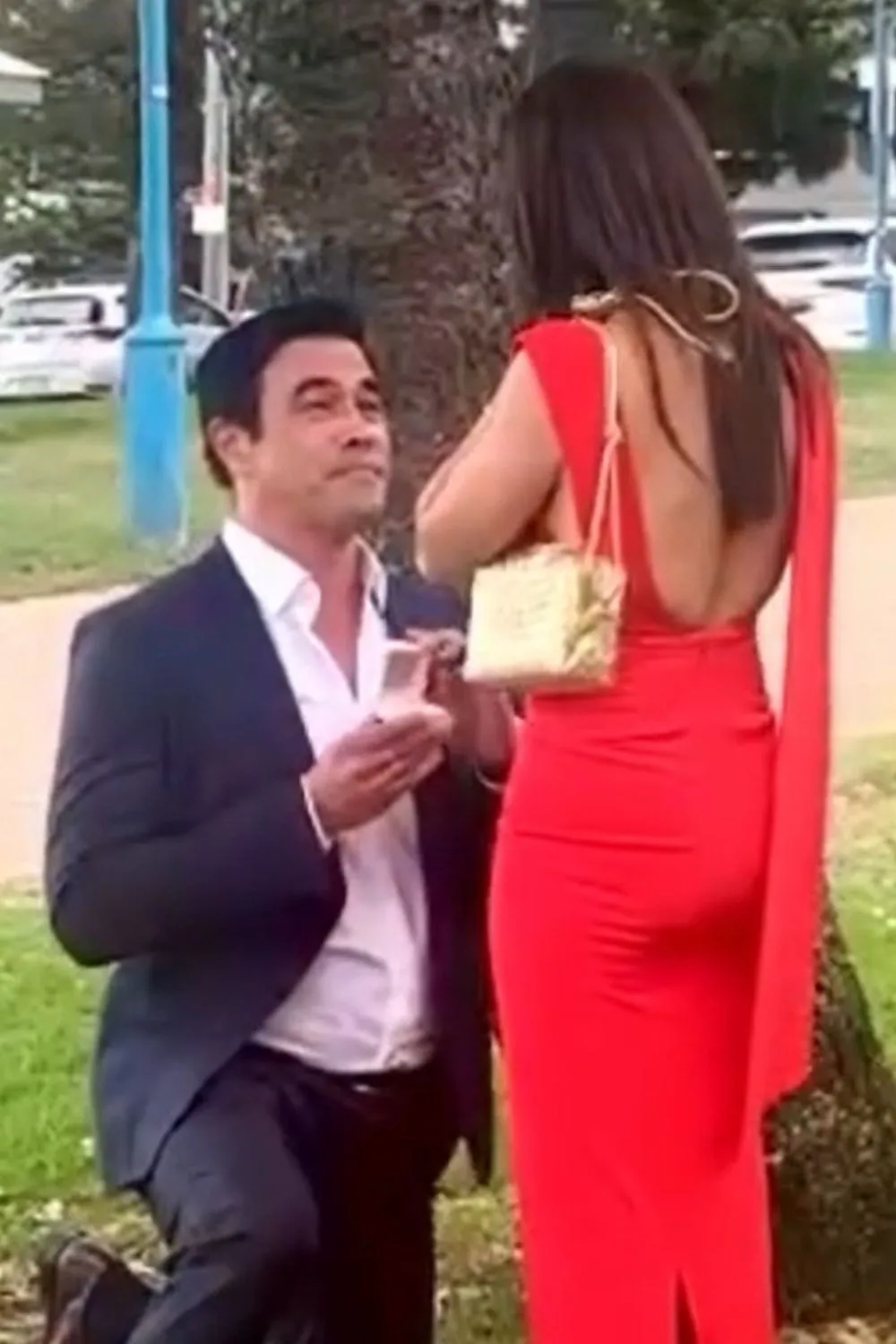 James Stewart proposing to Ada Nicodemou