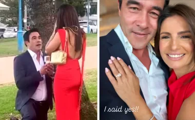 Home And Away&rsquo;s Ada Nicodemou and James Stewart are engaged!