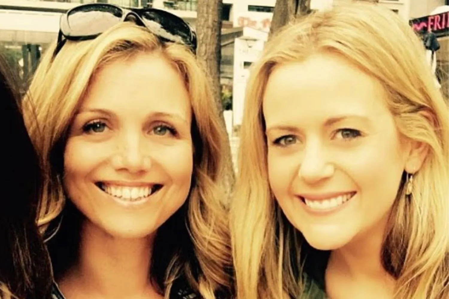 Bridie Carter (left) pictured with her McLeod's Daughters co-star Rachael Carpani.