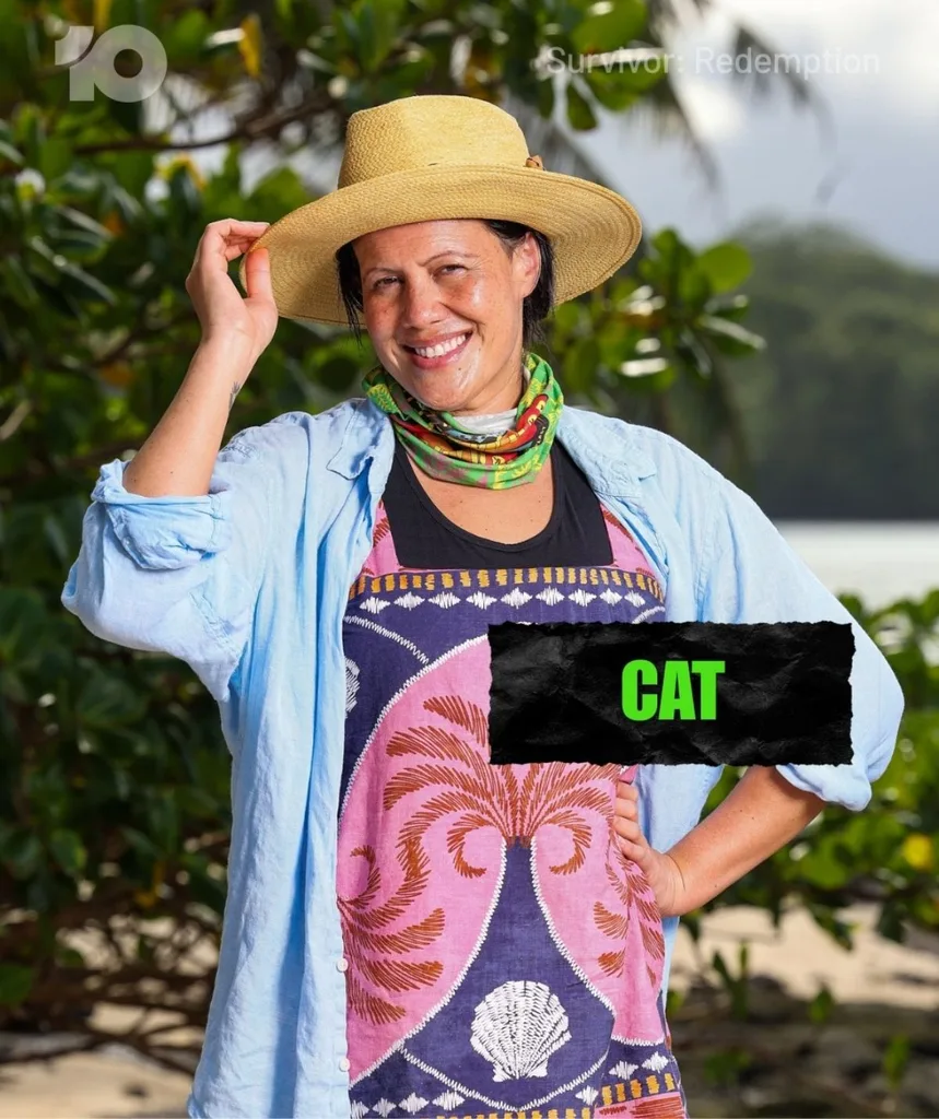 Cat Hooker Australian Survivor: Redemption.