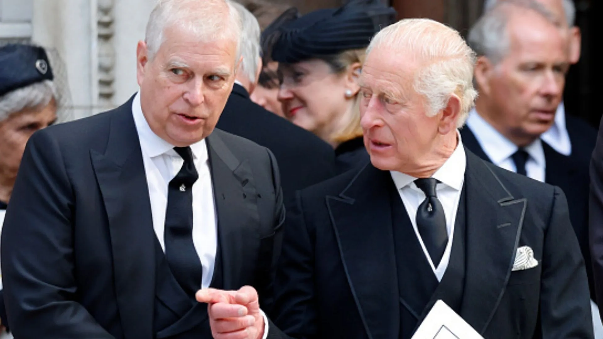 Andrew could claim King Charles knew what was happening at the palace all along. (Image: Getty)