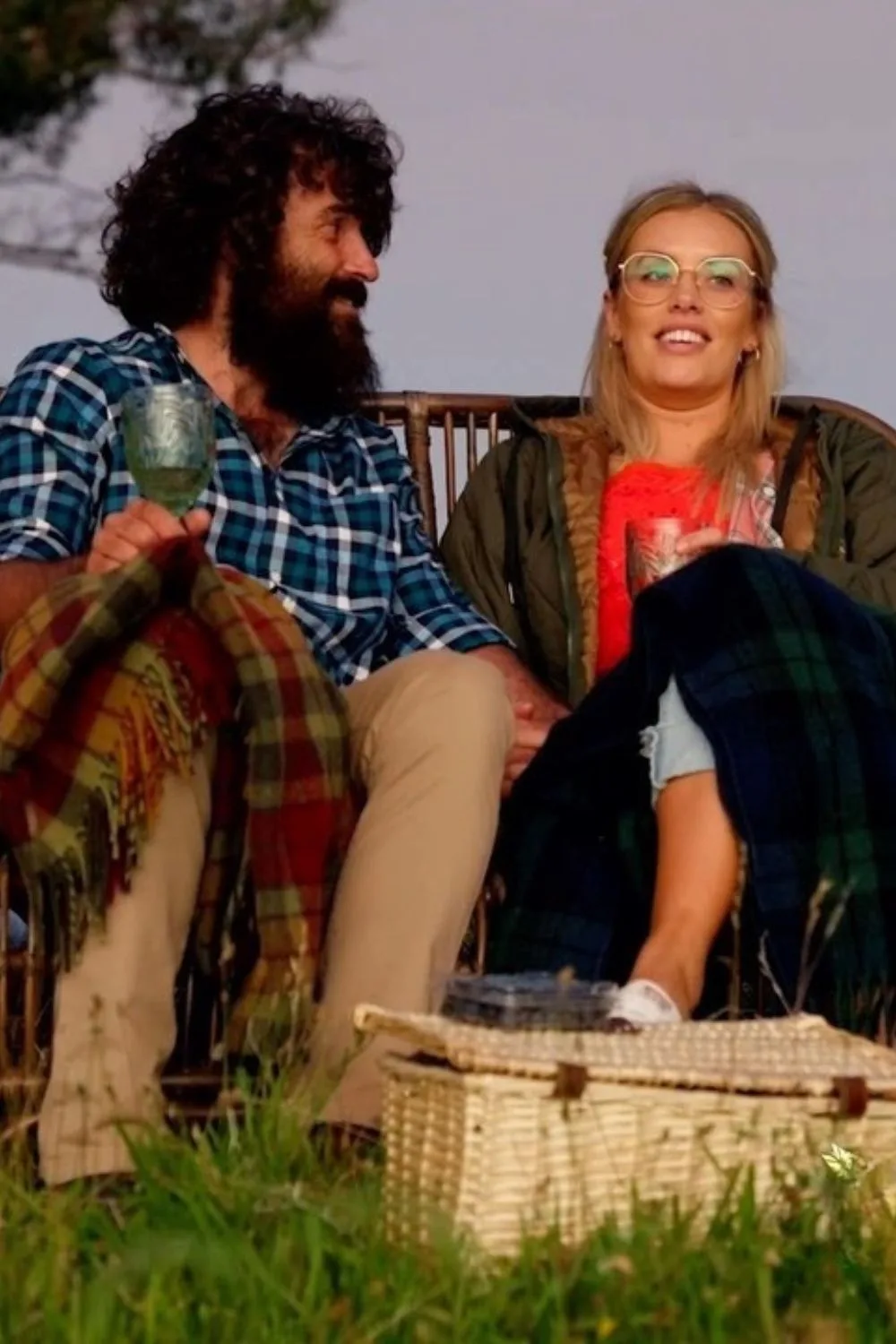 Farmer Benjamin and Hannah on the show