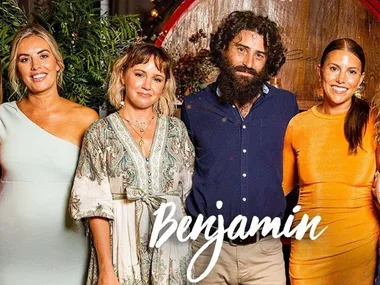 Farmer Benjamin with his ladies on Farmer Wants a Wife