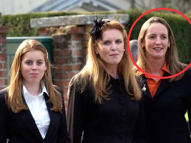 Fergie, her sister Jane and Princess Beatrice