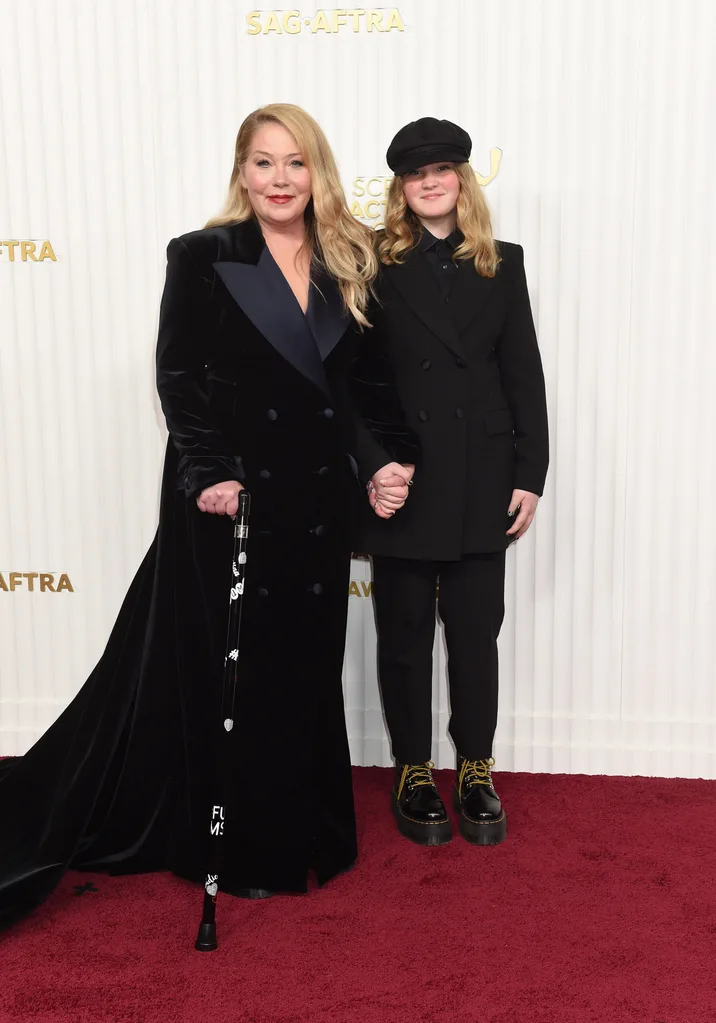 Christina Applegate attends the 29th Annual Screen Actors Guild Awards with dauhter Sadie