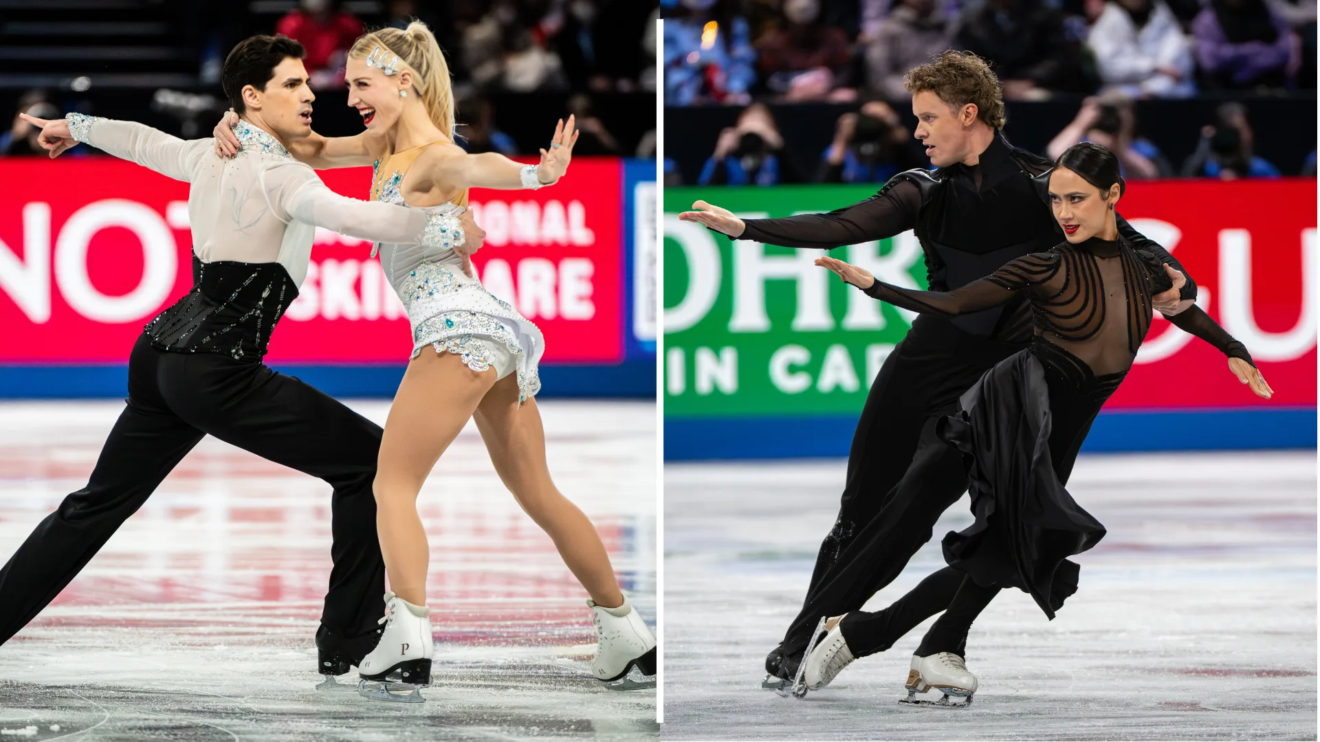 ice skating couples competing