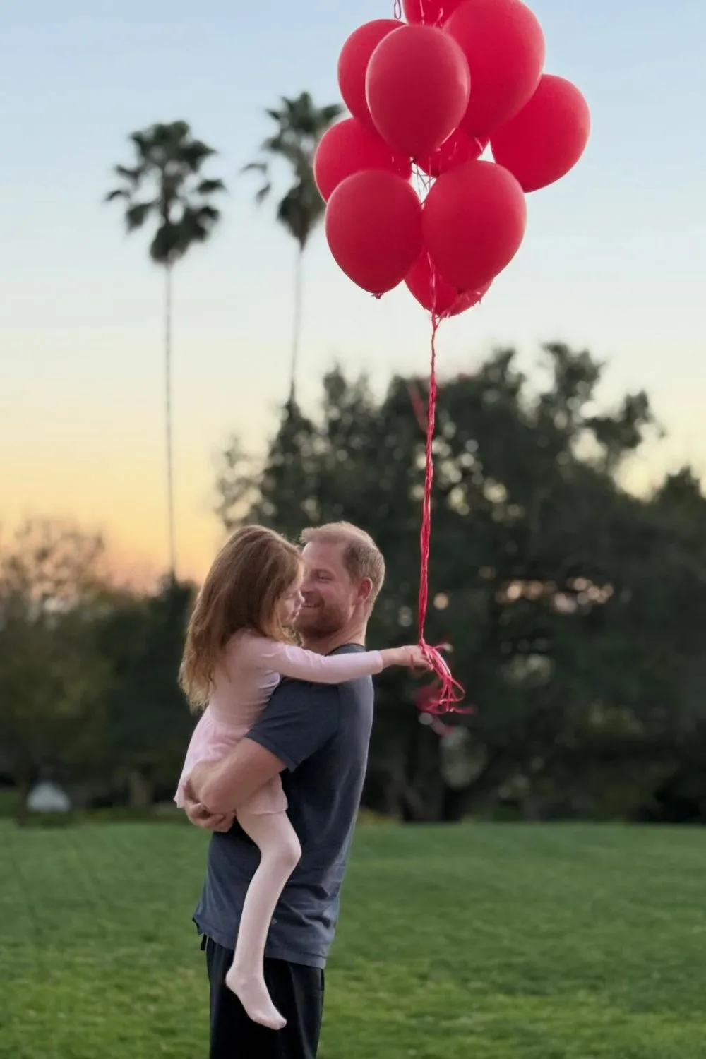 Princess Lilibet with Prince Harry