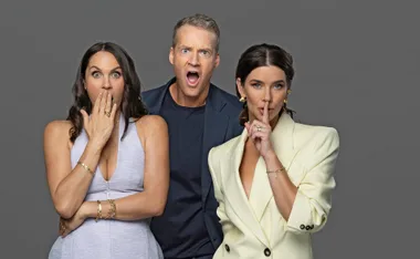 Laura Byrne, Jules Lund and Brittany Hockley are the hosts of new series MAFS: After The Dinner Party.